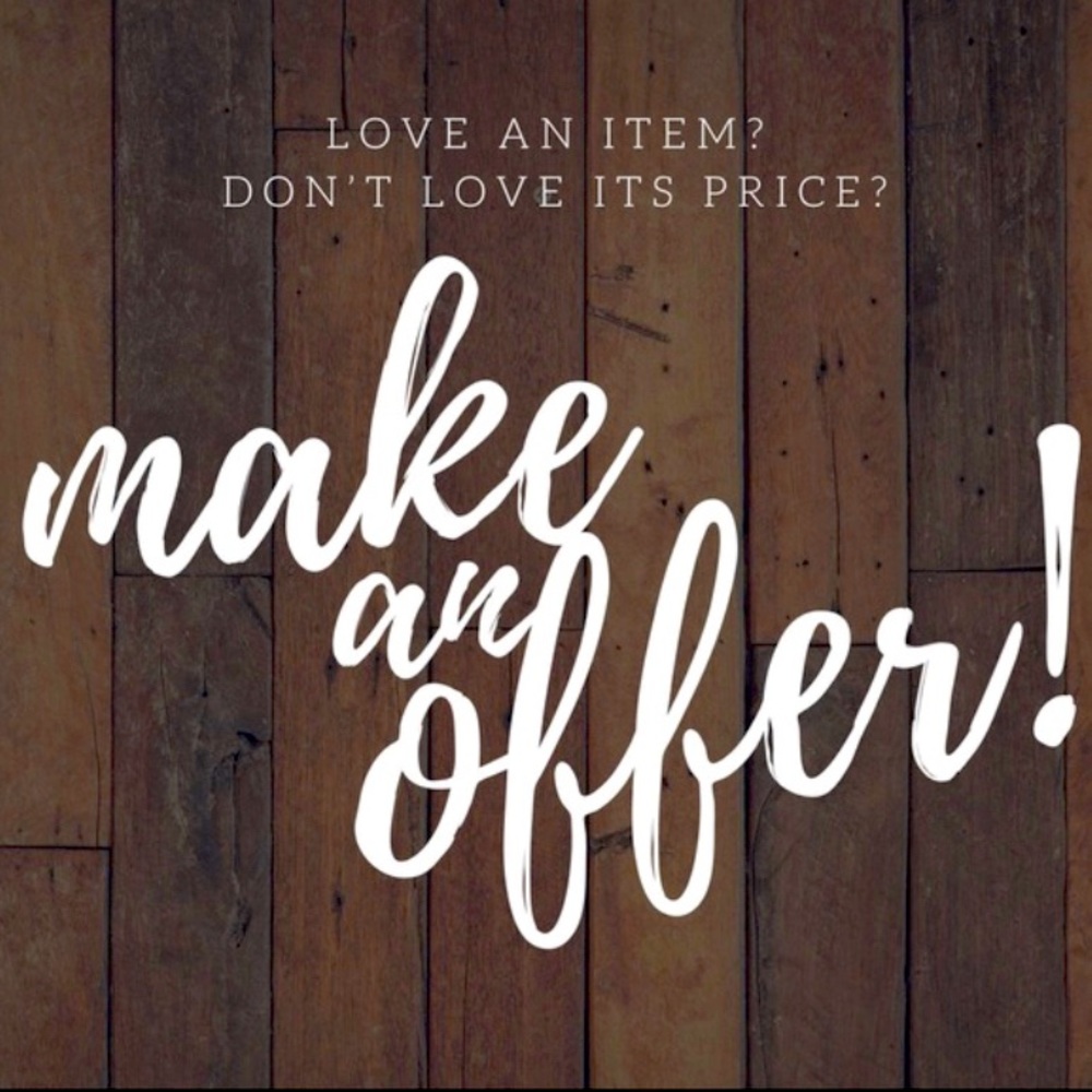 Love it but don’t like the price? Make an offer!